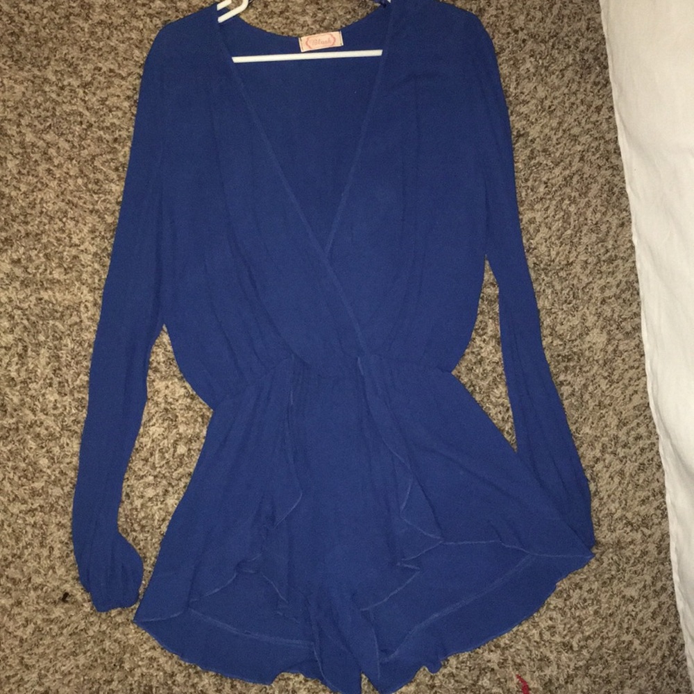 Blush boutique romper